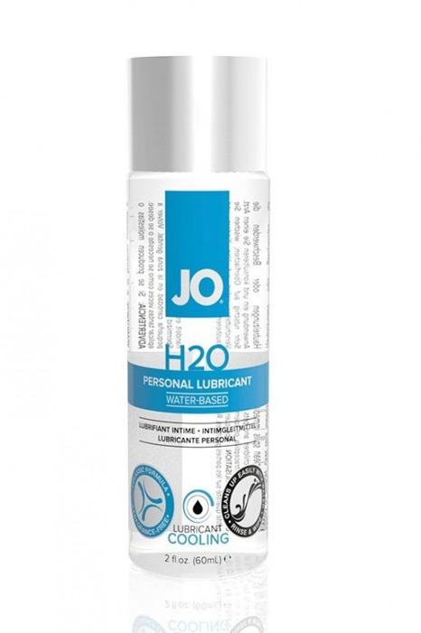 Охлаждающий лубрикант на водной основе JO Personal Lubricant H2O COOLING - 60 мл. - System JO - купить с доставкой в Ноябрьске