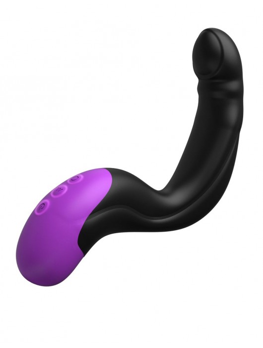 Черно-фиолетовый вибромассажёр простаты Hyper-Pulse P-Spot Massager - Pipedream - в Ноябрьске купить с доставкой