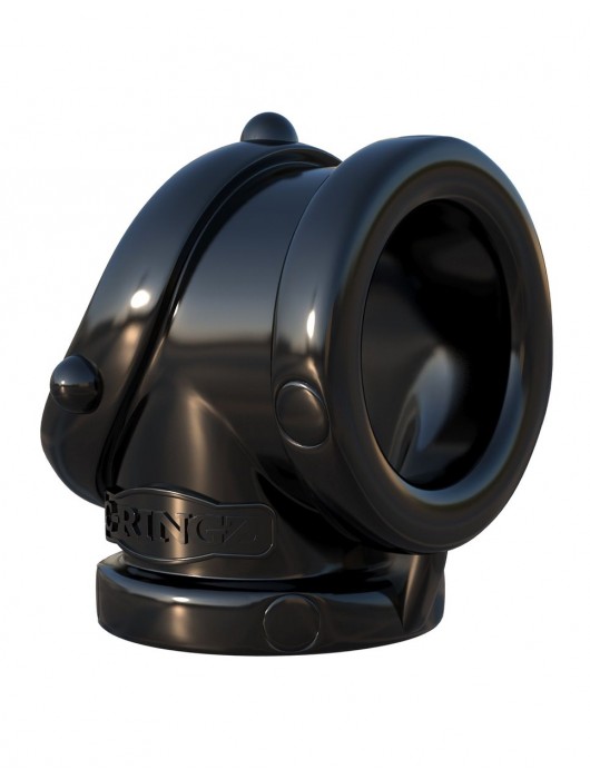 Черное эрекционное кольцо Rock Hard Cock Pipe - Pipedream - в Ноябрьске купить с доставкой