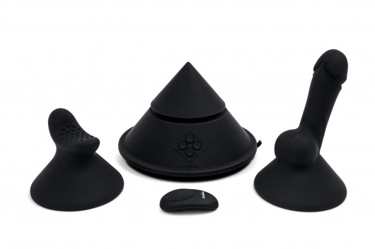 Конусный вибромассажер Cowgirl Cone с 2 насадками - CowGirl - купить с доставкой в Ноябрьске