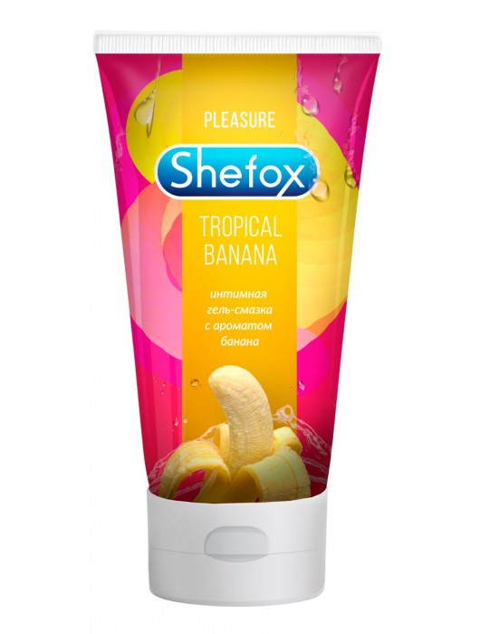 Интимная гель-смазка Shefox «Тропический банан» - 50 мл. - Shefox - купить с доставкой в Ноябрьске