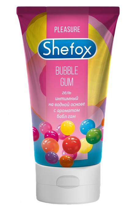 Интимная гель-смазка Shefox «Бабл гам» - 50 мл. - Shefox - купить с доставкой в Ноябрьске