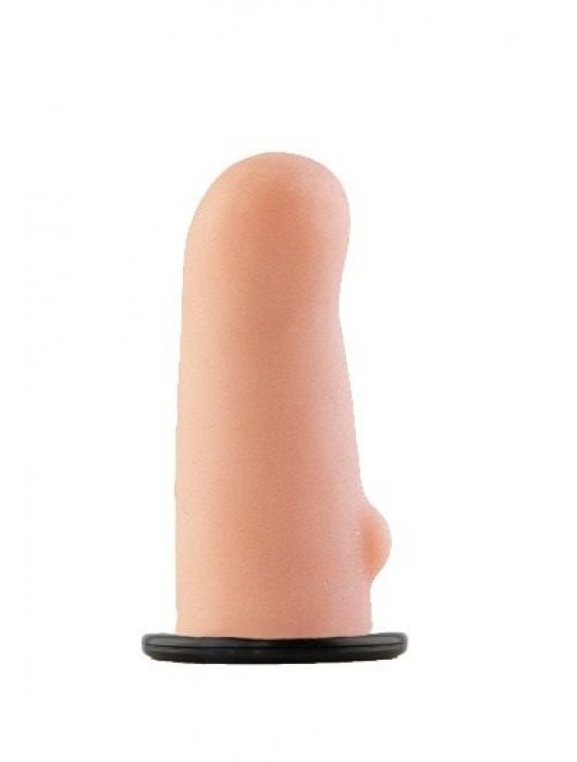 Женский пояс с коннектором и вагинальной пробкой - LOVETOY (А-Полимер) - купить с доставкой в Ноябрьске