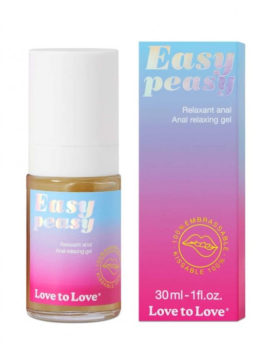 Анальный расслабляющий гель Easy Peasy - 30 мл. - Love to Love - купить с доставкой в Ноябрьске