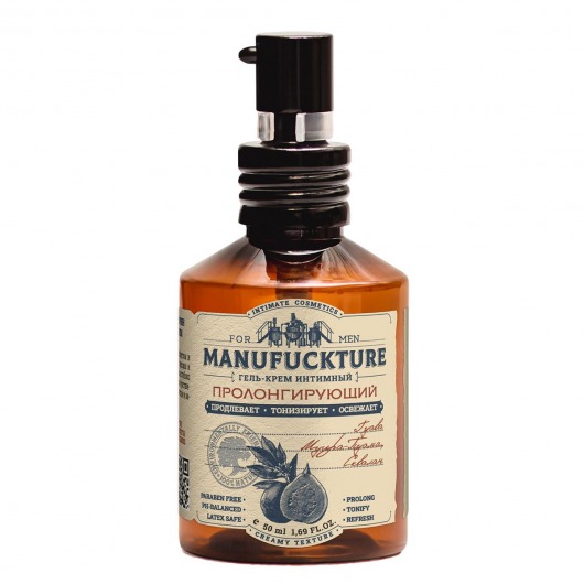 Интимный гель-крем для мужчин с пролонгирующим действием - 50 мл. - MANUFUCKTURE - купить с доставкой в Ноябрьске