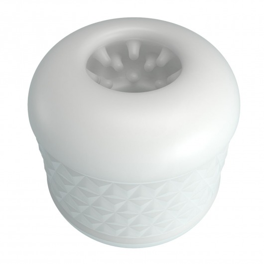 Белый сквозной мастурбатор Crystle - Baile - в Ноябрьске купить с доставкой