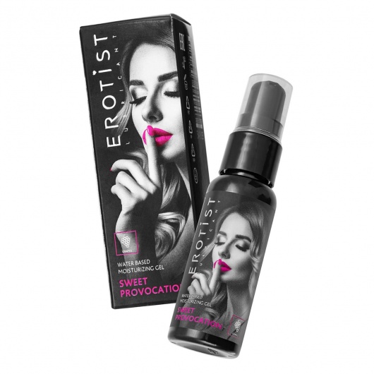 Съедобный гель Erotist Sweet Provocation Grapes - 30 мл. - Erotist Lubricants - купить с доставкой в Ноябрьске