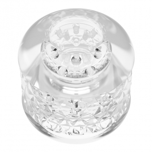 Прозрачный сквозной мастурбатор Crystle - Baile - в Ноябрьске купить с доставкой