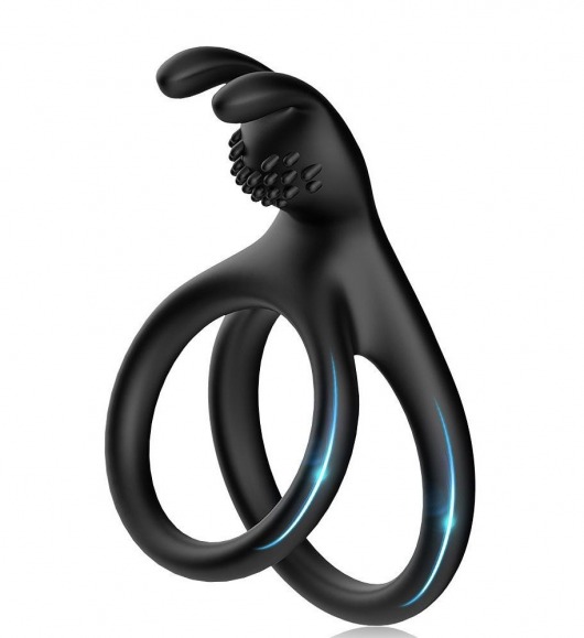 Черное эрекционное кольцо с подхватом мошонки - Boys of Toys - в Ноябрьске купить с доставкой