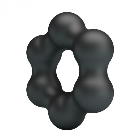 Черное эрекционное кольцо Clauzell - Baile - в Ноябрьске купить с доставкой