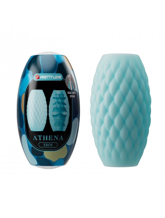 Голубой нереалистичный мастурбатор Athena - Baile - в Ноябрьске купить с доставкой