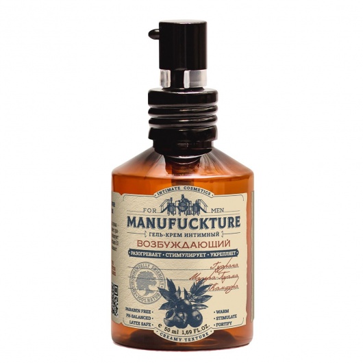 Возбуждающий гель-крем для мужчин - 50 мл. - MANUFUCKTURE - купить с доставкой в Ноябрьске
