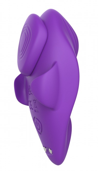 Фиолетовый вибратор в трусики с магнитной фиксацией - Secwell