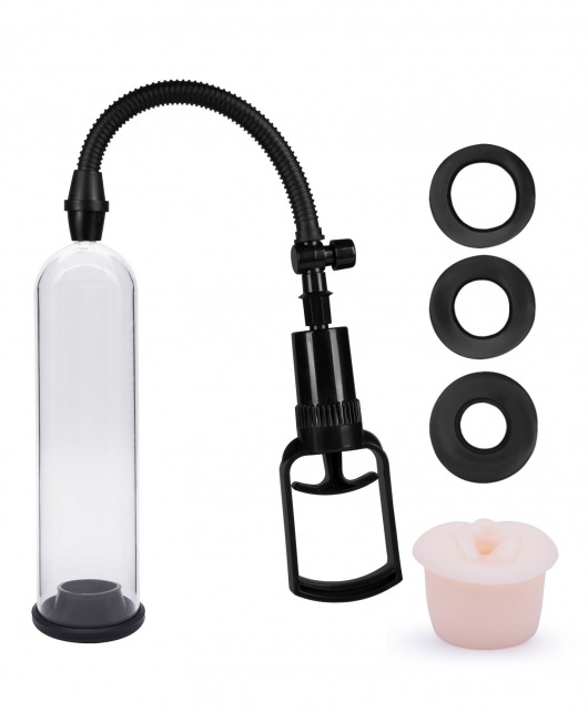 Вакуумная помпа со сменными насадками Rider - Lola Games - в Ноябрьске купить с доставкой