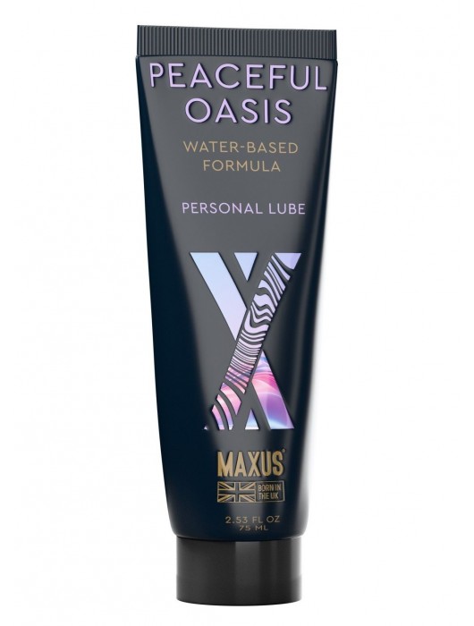 Интимный гель на водной основе MAXUS Peaceful Oasis - 75 мл. - Maxus - купить с доставкой в Ноябрьске