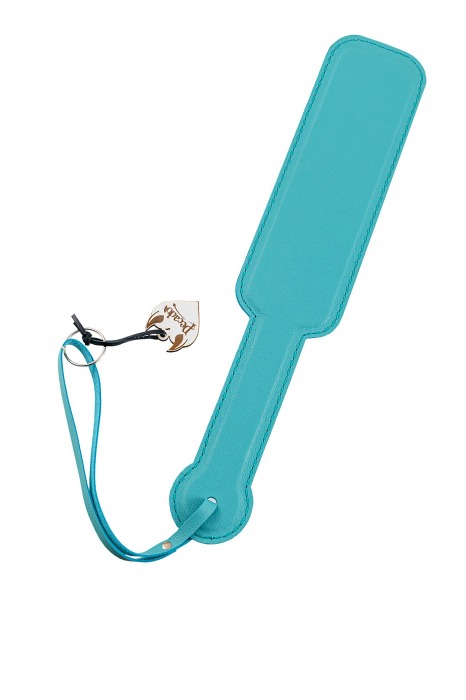 Голубой кожаный пэддл - 37 см. - Pecado - купить с доставкой в Ноябрьске