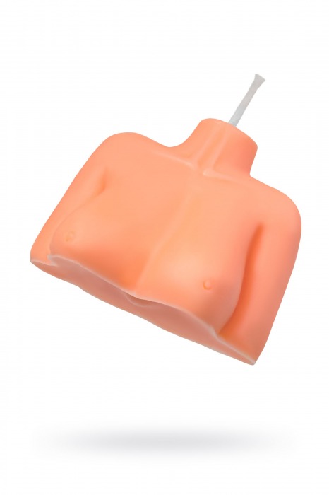 Оранжевая сувенирная свеча «Женский силуэт» - Pecado - купить с доставкой в Ноябрьске