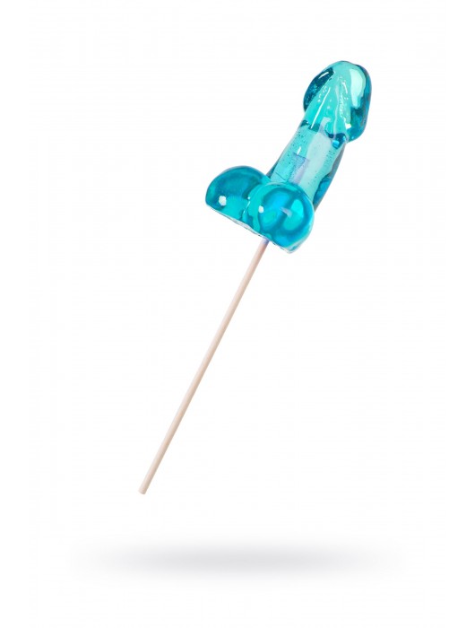 Голубой леденец в форме члена со вкусом блю кюрасао - 80 гр. - Sosuчki - купить с доставкой в Ноябрьске
