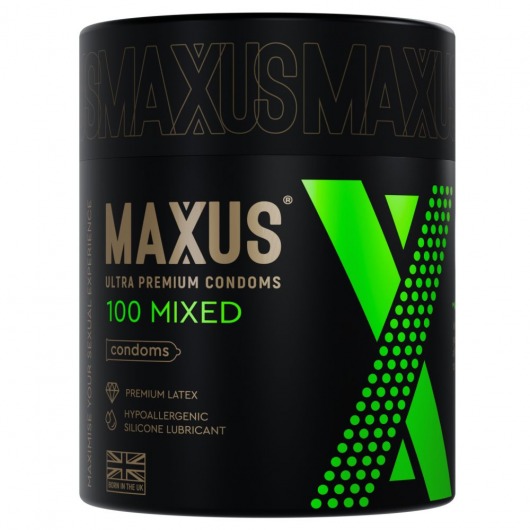 Презервативы MAXUS Mixed - 100 шт. - Maxus - купить с доставкой в Ноябрьске