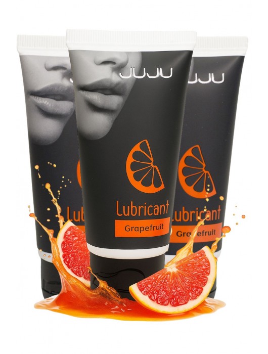 Набор из 3 съедобных лубрикантов JUJU со вкусом грейпфрута - JuJu - купить с доставкой в Ноябрьске