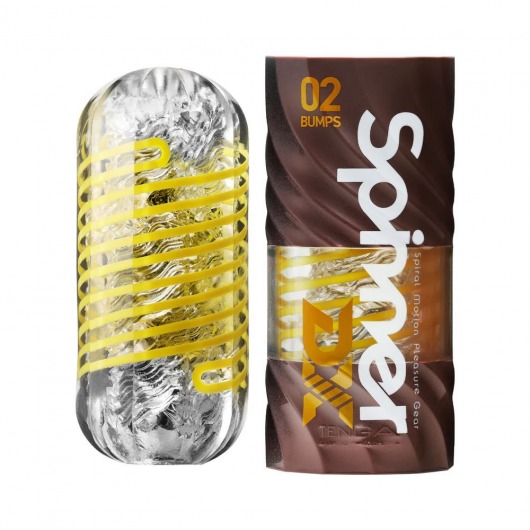 Мастурбатор Tenga Spinner DX 02 Bumps - Tenga - в Ноябрьске купить с доставкой