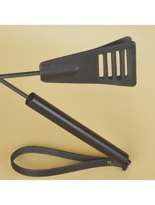 Черный кожаный стек «Сириус» - 60 см. - Sitabella - купить с доставкой в Ноябрьске