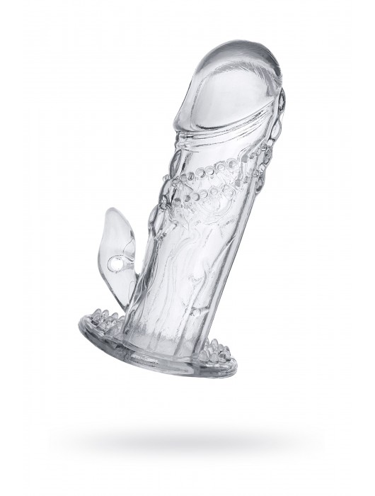 Прозрачная насадка на пенис Uco - 13 см. - A-toys - в Ноябрьске купить с доставкой