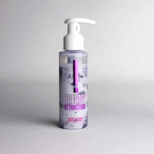 Увлажняющий крем-гель для тела с ароматом ежевики Creamy Attraction Blackberry - 100 мл. - INTT - купить с доставкой в Ноябрьске