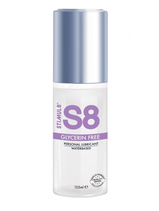 Лубрикант на водной основе S8 Glycerin Free без глицерина - 125 мл. - Stimul8 - купить с доставкой в Ноябрьске