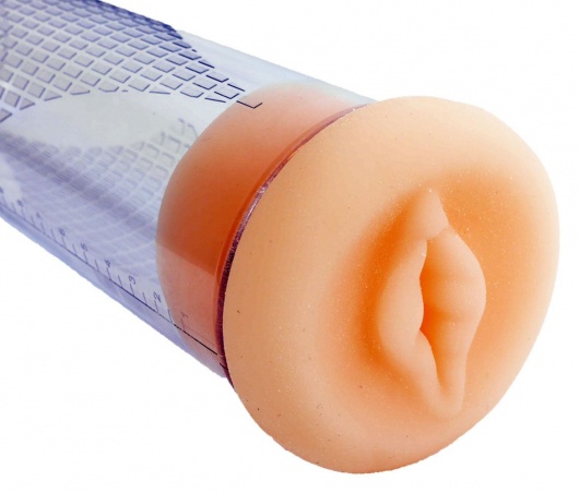 Телесный уплотнитель для вакуумной помпы в виде вагины - Boys of Toys - в Ноябрьске купить с доставкой