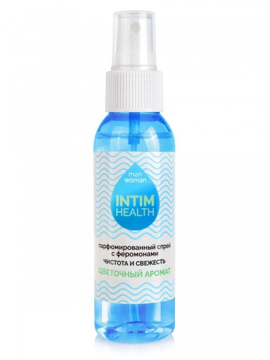 Парфюмированный спрей Intim Health для нижнего белья и тела с цветочным ароматом - 95 мл. -  - Магазин феромонов в Ноябрьске