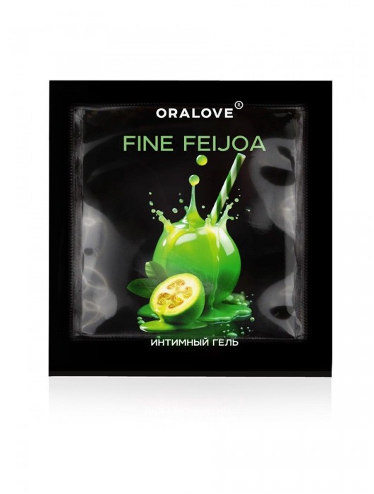 Саше съедобной оральной смазки OraLove с ароматом фейхоа - 3 гр. - Биоритм - купить с доставкой в Ноябрьске
