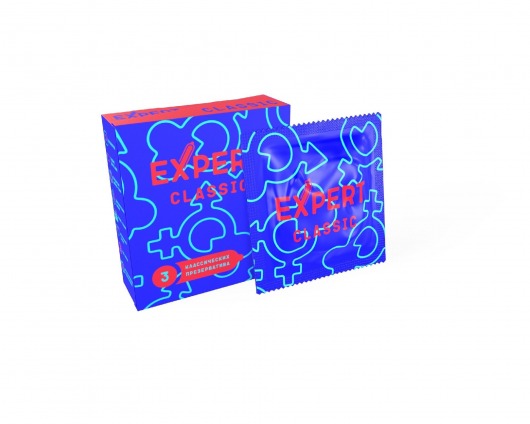 Классические презервативы Expert Classic - 3 шт. - Expert - купить с доставкой в Ноябрьске