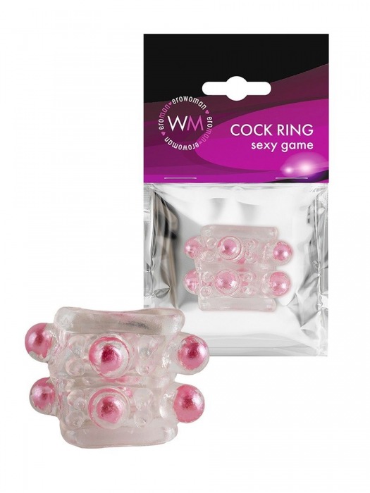 Прозрачная насадка на пенис с цветными шариками - Erowoman-Eroman - в Ноябрьске купить с доставкой