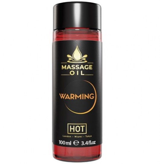 Массажное масло с согревающим эффектом Massage Oil Warming - 100 мл. - HOT - купить с доставкой в Ноябрьске