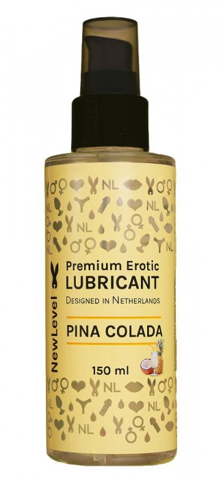 Ароматизированный лубрикант на водной основе NewLevel Pina Colada - 150 мл. - NewLevel - купить с доставкой в Ноябрьске