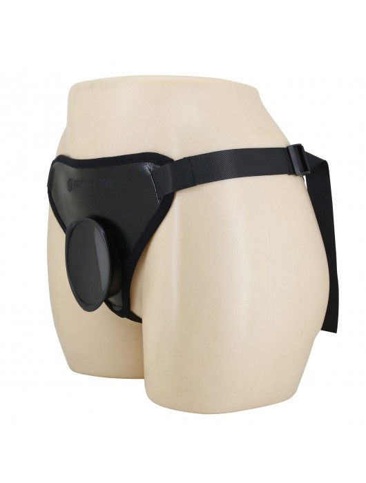 Черные трусики харнесс с платформой Caludio I - Baile - купить с доставкой в Ноябрьске