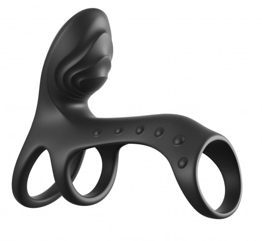 Черная насадка на пенис Ultimate Couples Cage Pro - Pipedream - в Ноябрьске купить с доставкой
