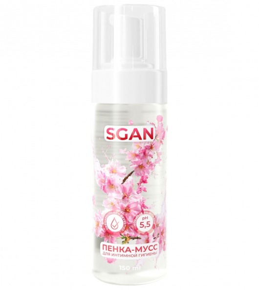 Пенка-мусс для интимной гигиены SGAN с пребиотиками - 150 мл. - SGAN - купить с доставкой в Ноябрьске
