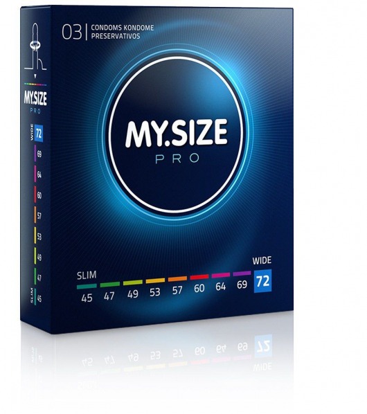 Презервативы MY.SIZE размер 72 - 3 шт. - My.Size - купить с доставкой в Ноябрьске