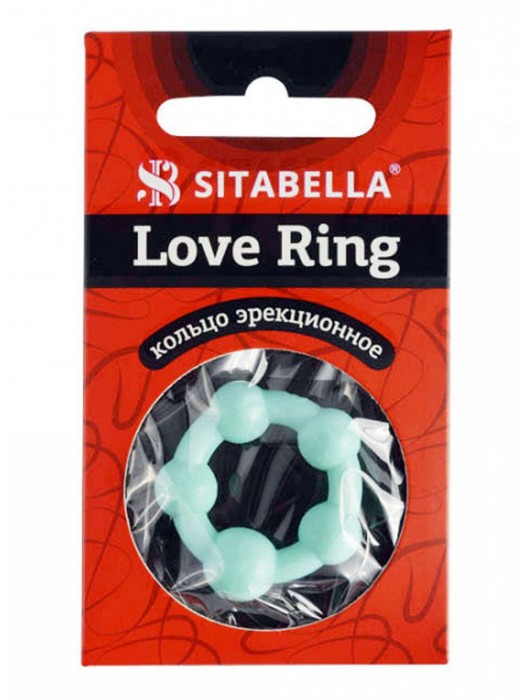 Цветное эрекционное кольцо с 5 бусинами Love Ring - Sitabella - в Ноябрьске купить с доставкой