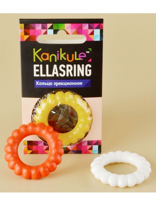 Цветное рельефное эрекционное кольцо Ellasring - Sitabella - в Ноябрьске купить с доставкой