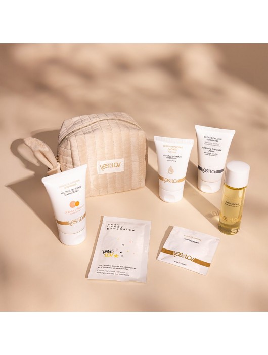 Набор YESforLOV La Trousse Enchantée в бежевой косметичке - YESforLOV - купить с доставкой в Ноябрьске