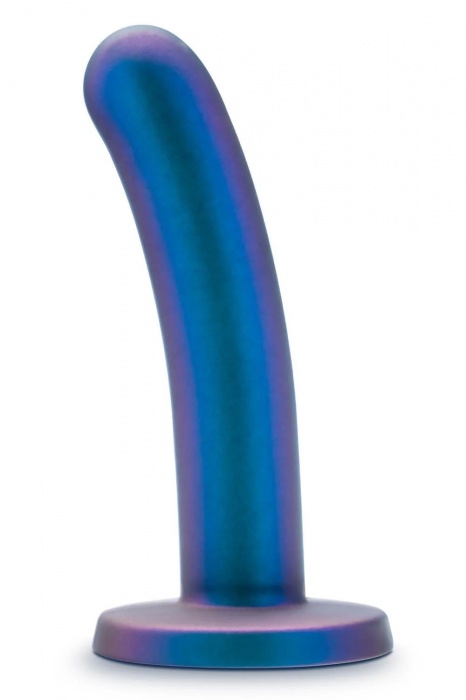 Синяя насадка с гладкой поверхностью Surrender 5.75 Inch Intermediate Pegging Dildo - 14,6 см. - Blush Novelties - купить с доставкой в Ноябрьске