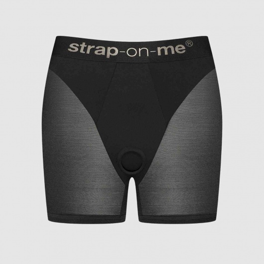 Трусики-шорты для фиксации насадок Strap-on-me Harness Lingerie Halo - size XL - Strap-on-me - купить с доставкой в Ноябрьске