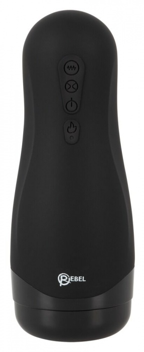 Черный вибромастурбатор с подогревом Masturbator with 3 Functions - Orion - в Ноябрьске купить с доставкой