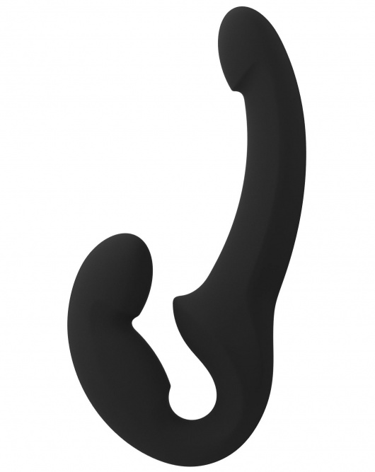 Черный безремневой страпон Share Lite - Fun Factory - купить с доставкой в Ноябрьске