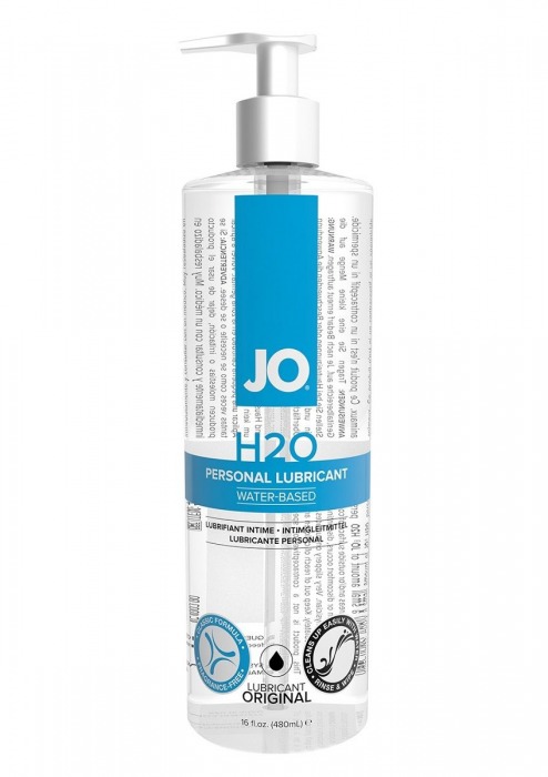 Лубрикант на водной основе JO Personal Lubricant H2O с дозатором - 480 мл. - System JO - купить с доставкой в Ноябрьске