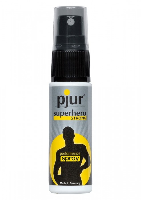 Спрей-пролонгатор длительного действия pjur SUPERHERO Strong Spray - 20 мл. - Pjur - купить с доставкой в Ноябрьске