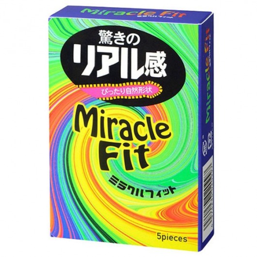 Презервативы Sagami Xtreme Miracle Fit - 5 шт. - Sagami - купить с доставкой в Ноябрьске